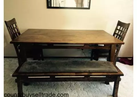 Solid Wood Pier One Kitchen Table